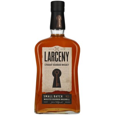 Larceny Kentucky Straight Bourbon Whiskey 92 PROOF 46% Vol. 1l - Publicité Larceny Kentucky Straight Bourbon Whiskey 92 PROOF 46% Vol. 1l - Publicité