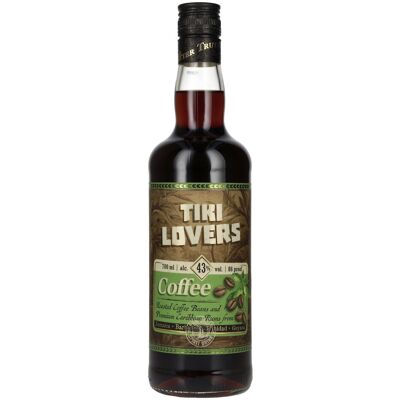 Tiki Lovers Rum Tiki Lovers Coffee Spirit Drink 43% Vol. 0,7l - Publicité Tiki Lovers Rum Tiki Lovers Coffee Spirit Drink 43% Vol. 0,7l - Publicité