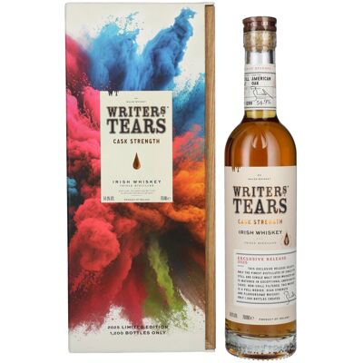 Writer's Tears CASK STRENGTH Irish Whiskey Exclusive Release 2025 54,9% Vol. 0,7l en boîte cadeau - Publicité Writer's Tears CASK STRENGTH Irish Whiskey Exclusive Release 2025 54,9% Vol. 0,7l en boîte cadeau - Publicité
