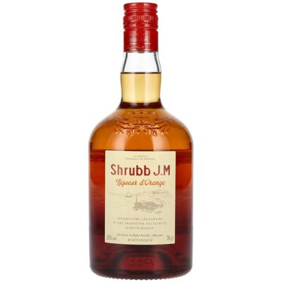 Rhum J.M Shrubb Liqueur d'Orange 35% Vol. 0,7l - Publicité Rhum J.M Shrubb Liqueur d'Orange 35% Vol. 0,7l - Publicité