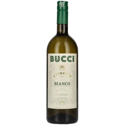 Bucci Vermouth Dry Bianco 16% Vol. 1l - Publicité Bucci Vermouth Dry Bianco 16% Vol. 1l - Publicité