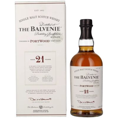 Balvenie 21 Ans Portwood Whisky Monomalt - Publicité Balvenie 21 Ans Portwood Whisky Monomalt - Publicité