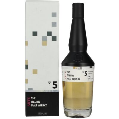 PUNI Whisky Puni ARTE N° 5 The Italian Malt Whisky Limited Edition 48% Vol. 0,7l en boîte cadeau - Publicité PUNI Whisky Puni ARTE N° 5 The Italian Malt Whisky Limited Edition 48% Vol. 0,7l en boîte cadeau - Publicité