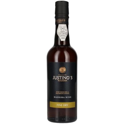 Justino's Madeira Wines Justino's Madeira FINE DRY 19% Vol. 0,375l - Publicité Justino's Madeira Wines Justino's Madeira FINE DRY 19% Vol. 0,375l - Publicité
