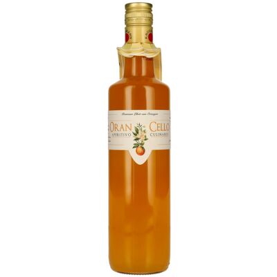 Krugmann Orancello Aperitivo Culinario 28% Vol. 0,7l - Publicité Krugmann Orancello Aperitivo Culinario 28% Vol. 0,7l - Publicité