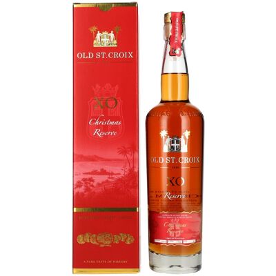 Old St. Croix A.H. Riise X.O. Reserve Christmas Superior Spirit Drink 40% Vol. 0,7l en boîte cadeau - Publicité Old St. Croix A.H. Riise X.O. Reserve Christmas Superior Spirit Drink 40% Vol. 0,7l en boîte cadeau - Publicité