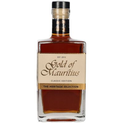 Gold of Mauritius The Heritage Selection Classic Edition Rum 40% Vol. 0,7l - Publicité Gold of Mauritius The Heritage Selection Classic Edition Rum 40% Vol. 0,7l - Publicité