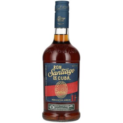 Santiago de Cuba Extra Añejo 11 Ans 0,7l 40% - Publicité Santiago de Cuba Extra Añejo 11 Ans 0,7l 40% - Publicité