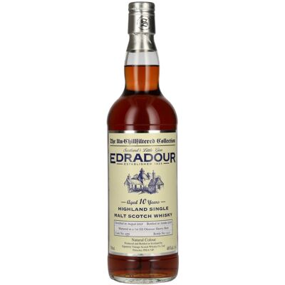 Signatory Vintage Edradour 10 Years Old The Un-Chillfiltered 2015 46% Vol. 0,7l - Publicité Signatory Vintage Edradour 10 Years Old The Un-Chillfiltered 2015 46% Vol. 0,7l - Publicité