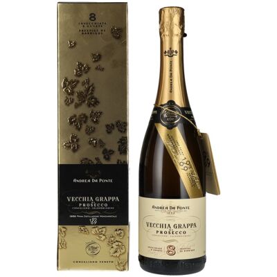 Andrea Da Ponte Vecchia Glera Prosecco - Grappa - 8 Ans - 70cl - Italie - Publicité Andrea Da Ponte Vecchia Glera Prosecco - Grappa - 8 Ans - 70cl - Italie - Publicité