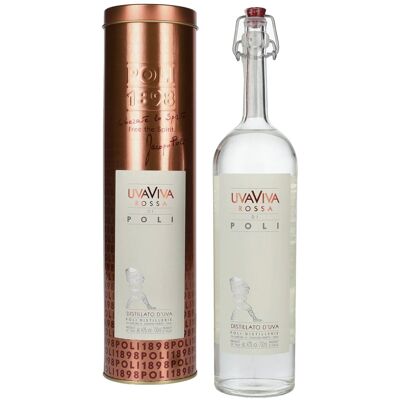 Poli UvaViva Rossa di Poli - Distillat de Raisin - 40% Vol. Publicité Poli UvaViva Rossa di Poli - Distillat de Raisin - 40% Vol. Publicité