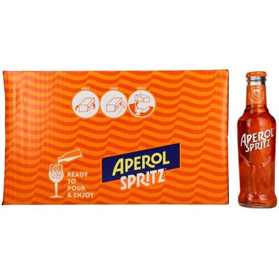 Aperol Spritz 9% Vol. 24x0,2l - Publicité Aperol Spritz 9% Vol. 24x0,2l - Publicité