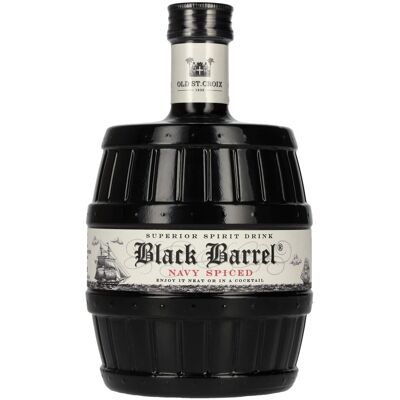 Old St. Croix A.H. Riise Black Barrel NAVY SPICED Spirit Drink 40% Vol. 0,7l - Publicité Old St. Croix A.H. Riise Black Barrel NAVY SPICED Spirit Drink 40% Vol. 0,7l - Publicité