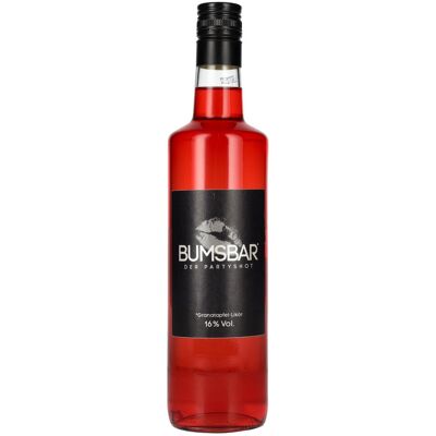 Bumsbar Der Partyshot Granatapfel-Likör 16% Vol. 0,7l - Publicité Bumsbar Der Partyshot Granatapfel-Likör 16% Vol. 0,7l - Publicité