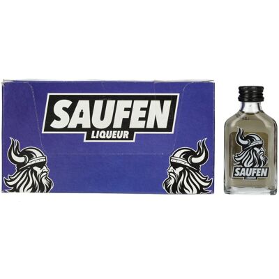 Saufen Liqueur Blaubeer-Likör 16% Vol. 20x0,02l - Publicité Saufen Liqueur Blaubeer-Likör 16% Vol. 20x0,02l - Publicité