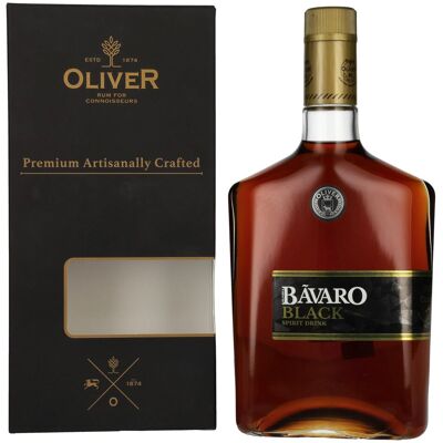Bãvaro BLACK Spirit Drink 38% Vol. 0,7l en boîte cadeau - Publicité Bãvaro BLACK Spirit Drink 38% Vol. 0,7l en boîte cadeau - Publicité