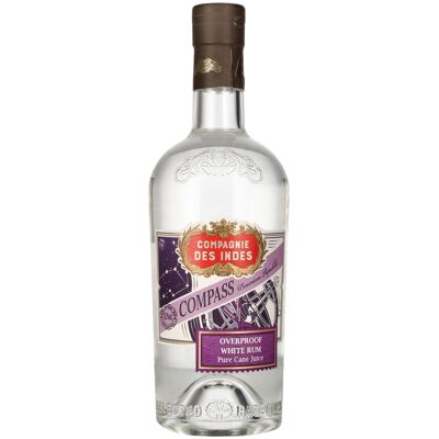 Compagnie des Indes COMPASS Dominican Republic Overproof White Rum 51,2% Vol. 0,7l - Publicité Compagnie des Indes COMPASS Dominican Republic Overproof White Rum 51,2% Vol. 0,7l - Publicité