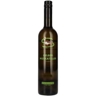 Scheiblhofer Gelber Muskateller Classic 2025 12,5% Vol. 0,75l - Publicité Scheiblhofer Gelber Muskateller Classic 2025 12,5% Vol. 0,75l - Publicité