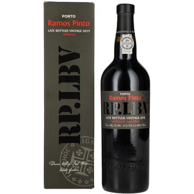 Ramos Pinto Porto & Douro Ramos Pinto RP.LBV Late bottled Vintage 2019 19,5% Vol. 0,75l en boîte cadeau - Publicité Ramos Pinto Porto & Douro Ramos Pinto RP.LBV Late bottled Vintage 2019 19,5% Vol. 0,75l en boîte cadeau - Publicité