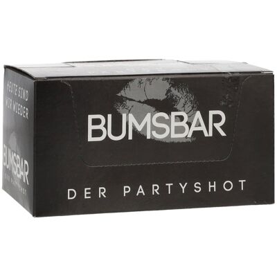 Bumsbar Der Partyshot Granatapfel-Likör 16% Vol. 20x0,02l - Publicité Bumsbar Der Partyshot Granatapfel-Likör 16% Vol. 20x0,02l - Publicité