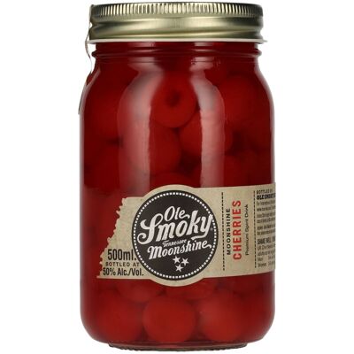 Ole Smoky Moonshine Ole Smoky Tennessee Moonshine CHERRIES Premium Spirit Drink 50% Vol. 0,5l - Publicité Ole Smoky Moonshine Ole Smoky Tennessee Moonshine CHERRIES Premium Spirit Drink 50% Vol. 0,5l - Publicité