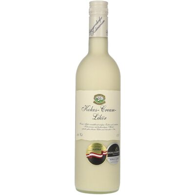 Liqueur à la Crème de Coco Auersthaler - 15% Vol. 0,7L - Publicité Liqueur à la Crème de Coco Auersthaler - 15% Vol. 0,7L - Publicité