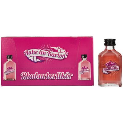 Laber Rhabarber Rhabarberlikör 15% Vol. 20x0,02l - Publicité Laber Rhabarber Rhabarberlikör 15% Vol. 20x0,02l - Publicité
