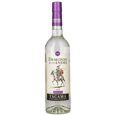 Tacama Demonio de los Andes MOSCATEL Pisco 40% Vol. 0,7l - Publicité Tacama Demonio de los Andes MOSCATEL Pisco 40% Vol. 0,7l - Publicité
