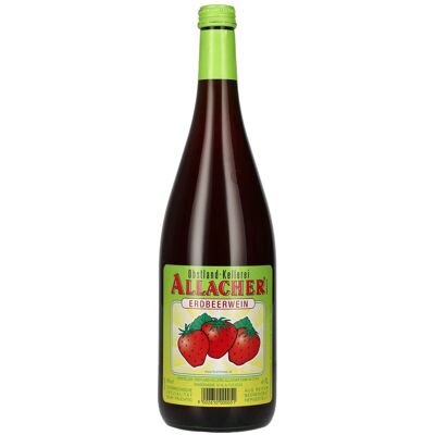 Allacher Erdbeerwein 6% Vol. 1l - Publicité Allacher Erdbeerwein 6% Vol. 1l - Publicité