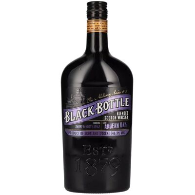 Black Bottle ANDEAN OAK Blended Scotch Whisky 46,3% Vol. 0,7l - Publicité Black Bottle ANDEAN OAK Blended Scotch Whisky 46,3% Vol. 0,7l - Publicité