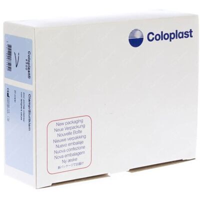 Coloplast Clamp de fermeture 9500 Pince 20 pc(s) - Publicité Coloplast Clamp de fermeture 9500 Pince 20 pc(s) - Publicité