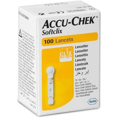 ACCU-CHEK® Softclix Lancettes Lancette(S) 100 pc(s) - Publicité ACCU-CHEK® Softclix Lancettes Lancette(S) 100 pc(s) - Publicité