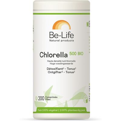 Be-Life Chlorella 500 Bio - Complément alimentaire - Publicité Be-Life Chlorella 500 Bio - Complément alimentaire - Publicité