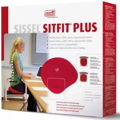 Sissel Sitfit Plus Coussin Rouge + Pompe Oreiller 1 pc(s) - Publicité Sissel Sitfit Plus Coussin Rouge + Pompe Oreiller 1 pc(s) - Publicité