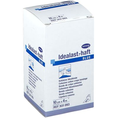 Paul Hartmann AG Idealast-haft Bande Cohésive Bleue - Support pour Blessures Musculo-Squelettiques - Publicité Paul Hartmann AG Idealast-haft Bande Cohésive Bleue - Support pour Blessures Musculo-Squelettiques - Publicité