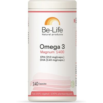 Be-life Omega 3 Magnum 1400 - Supplément d'oméga 3 - Publicité Be-life Omega 3 Magnum 1400 - Supplément d'oméga 3 - Publicité