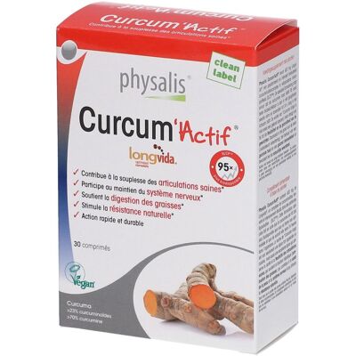 Physalis® Curcum'Actif Comprimé(S) 30 pc(s) - Publicité Physalis® Curcum'Actif Comprimé(S) 30 pc(s) - Publicité