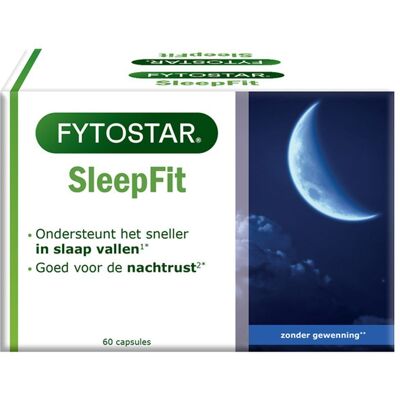 Fytostar SleepFit 60 Capsules - Complément Alimentaire - Publicité Fytostar SleepFit 60 Capsules - Complément Alimentaire - Publicité