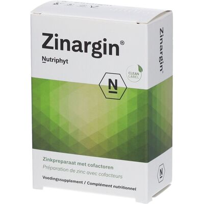 Nutriphyt Zinargin - Complément de zinc 60 comprimés - Publicité Nutriphyt Zinargin - Complément de zinc 60 comprimés - Publicité