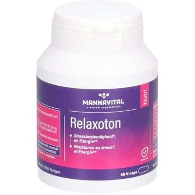 Mannavital Relaxoton Comprimé(S) 60 pc(s) - Publicité Mannavital Relaxoton Comprimé(S) 60 pc(s) - Publicité
