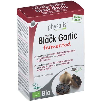 Physalis Ail Noir Fermenté - Complément - 30 Comprimés - Publicité Physalis Ail Noir Fermenté - Complément - 30 Comprimés - Publicité