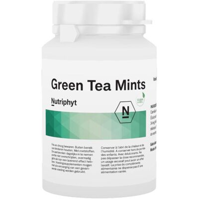 Nutriphyt Green Tea Mints Comprimé(S) 120 pc(s) - Publicité Nutriphyt Green Tea Mints Comprimé(S) 120 pc(s) - Publicité