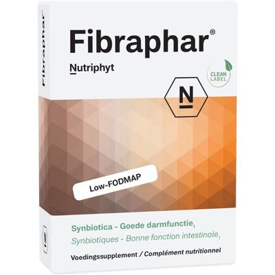 Nutriphyt Fibraphar 30 Capsules - Complément Digestif - Publicité Nutriphyt Fibraphar 30 Capsules - Complément Digestif - Publicité
