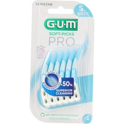 GUM Soft-Picks Advanced - Brosses interdentaires - Publicité GUM Soft-Picks Advanced - Brosses interdentaires - Publicité