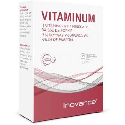 Inovance Vitaminum Comprimé(S) 30 pc(s) - Publicité Inovance Vitaminum Comprimé(S) 30 pc(s) - Publicité