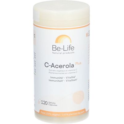 BE-LIFE C-Acerola Plus Capsule(S) 120 pc(s) - Publicité BE-LIFE C-Acerola Plus Capsule(S) 120 pc(s) - Publicité