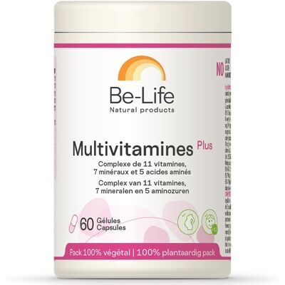 Be-Life Multivitamines Plus Gélule - Soutient la vitalité - Publicité Be-Life Multivitamines Plus Gélule - Soutient la vitalité - Publicité