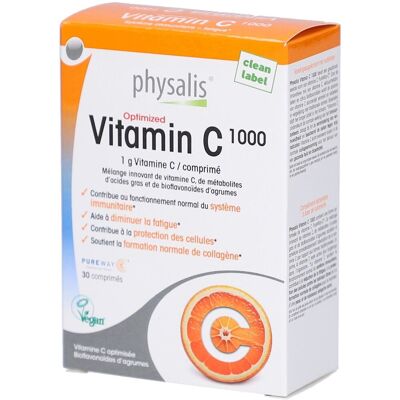Physalis Vitamin C 1000 Comprimé(S) 2x15 pc(s) - Publicité Physalis Vitamin C 1000 Comprimé(S) 2x15 pc(s) - Publicité