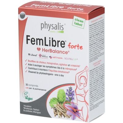 Physalis FemLibre Forte Comprimé(S) 30 pc(s) - Publicité Physalis FemLibre Forte Comprimé(S) 30 pc(s) - Publicité
