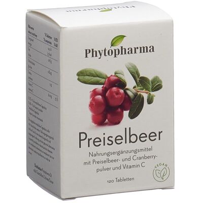 PHYTOPHARMA Airelles rouges Comprimé(S) 120 pc(s) - Publicité PHYTOPHARMA Airelles rouges Comprimé(S) 120 pc(s) - Publicité
